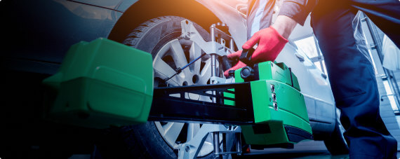 Get free tyre alignment check